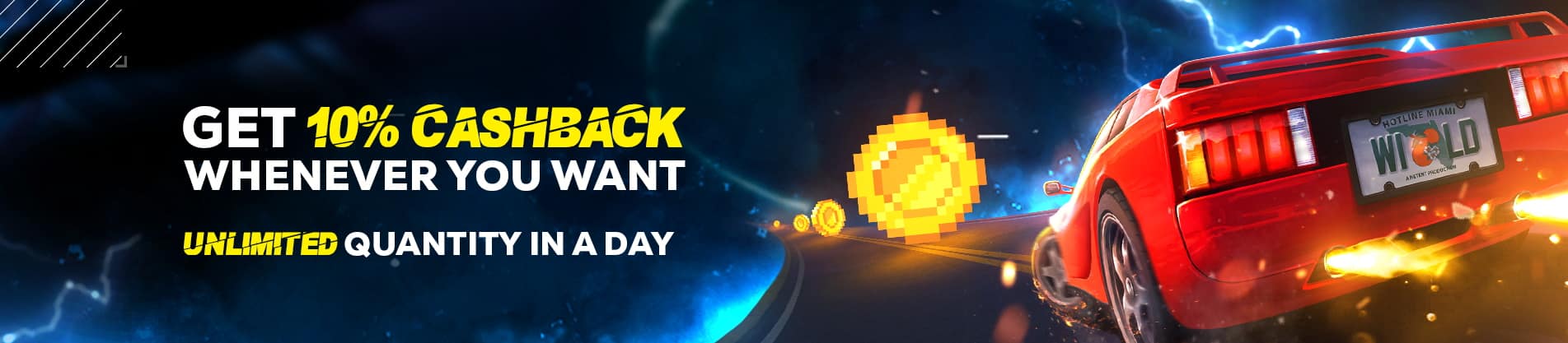 Goldenbet Casino United Kingdom 10% cashback promo with unlimited daily rewards
