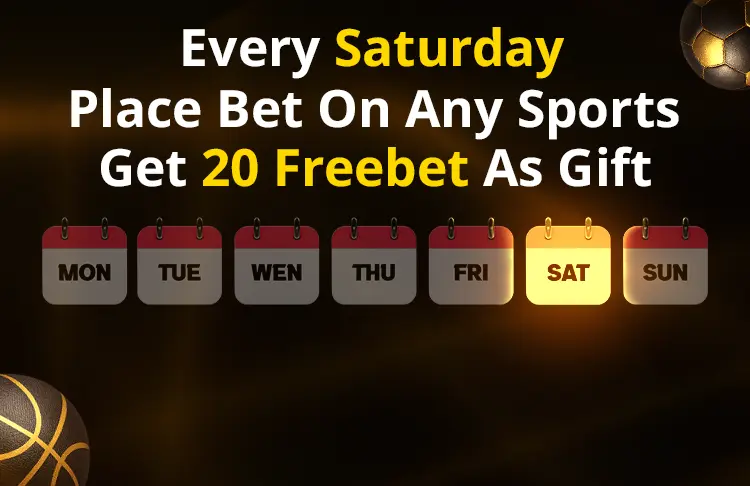Goldenbet Casino United Kingdom Saturday sports betting promo with 20 freebet offer
